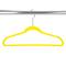 Simplify Multicolor Neon 13.75" Kids Velvet Hangers Pack